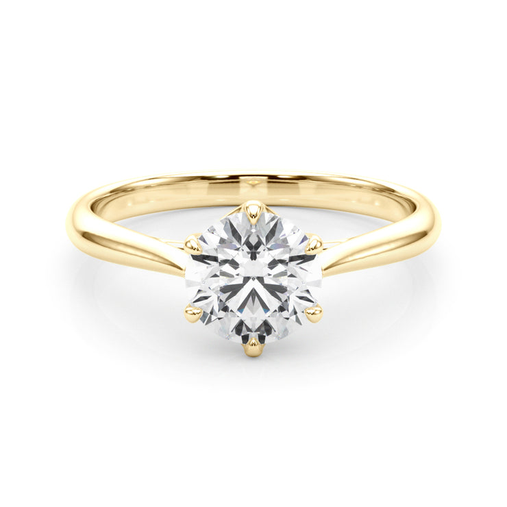14K Yellow Gold 1 ct tw Solitaire Diamond Engagement Ring