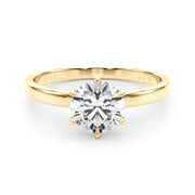 18K Yellow Gold 1 ct tw Solitaire Diamond Engagement Ring
