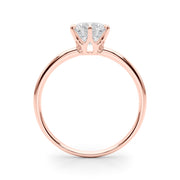 14K Rose Gold 1 ct tw Solitaire Diamond Engagement Ring
