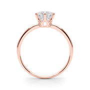 14K Rose Gold 1 ct tw Solitaire Diamond Engagement Ring