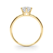14K Yellow Gold 1 ct tw Solitaire Diamond Engagement Ring