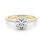 14K Yellow Gold 2 3/4 ct tw New Style Diamond Engagement Ring