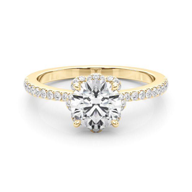 14K Yellow Gold 2 3/4 ct tw New Style Diamond Engagement Ring
