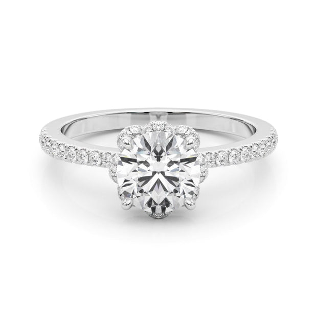 Halo Diamond Engagement Ring