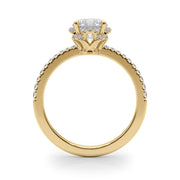 18K Yellow Gold 2 3/4 ct tw New Style Diamond Engagement Ring