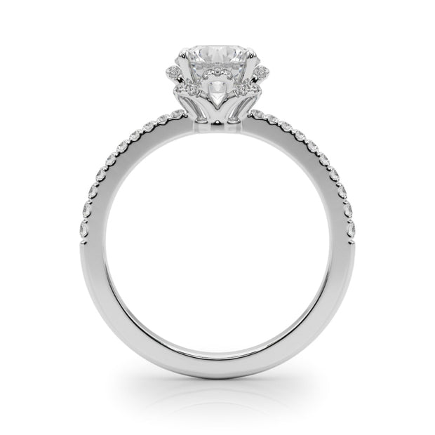 Halo Diamond Engagement Ring