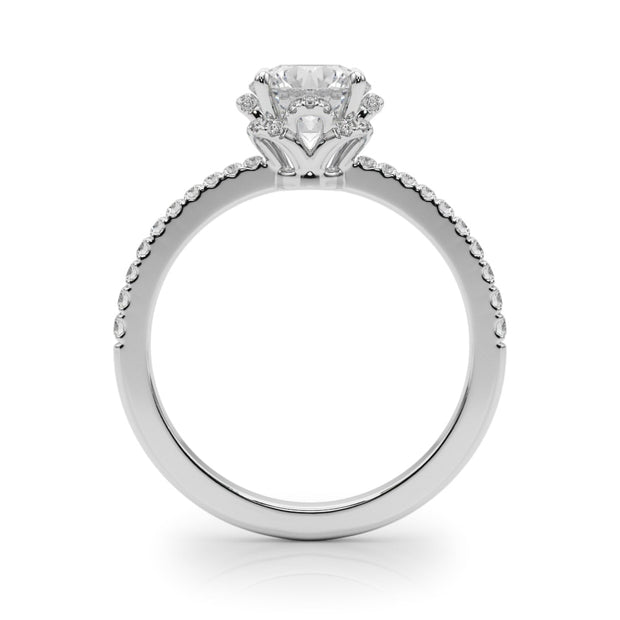 Halo Diamond Engagement Ring