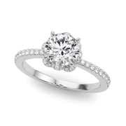 14K White Gold 2 3/4 ct tw New Style Diamond Engagement Ring