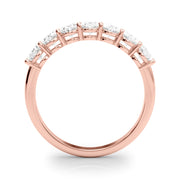 18K Rose Gold 1 ct tw Diamond Wedding Ring