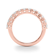 1 CT TW Rose Gold Diamond Wedding Band