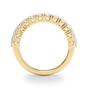18K Yellow Gold Multi-Diamond Wedding Band