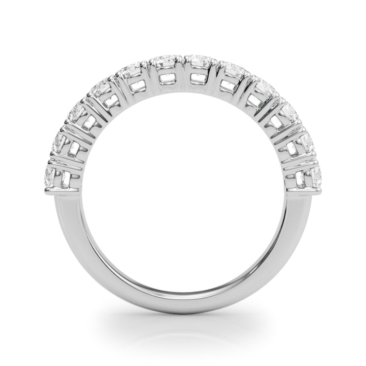 12-Diamond Multi-Stone Wedding Ring