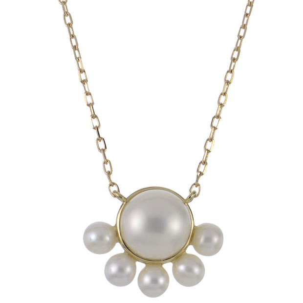14KT Yellow Gold Freshwater Pearl Necklace