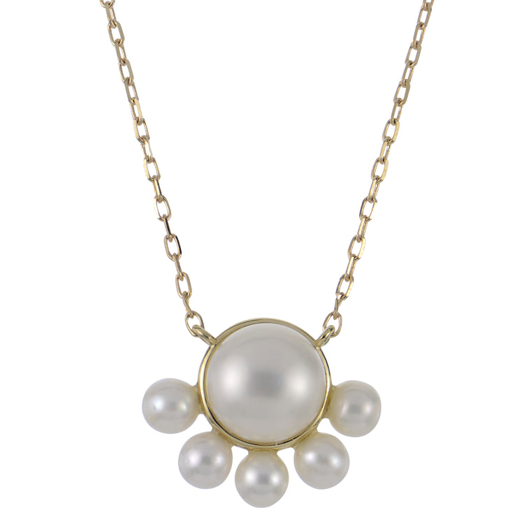 14KT Yellow Gold Freshwater Pearl Necklace