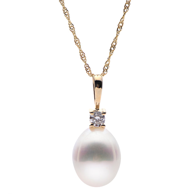 14KT Yellow Gold Freshwater Pearl Pendant