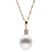 14KT Yellow Gold Freshwater Pearl Pendant
