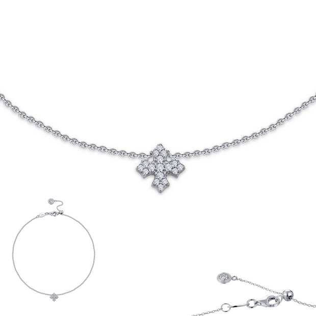 Mini Maltese Cross Anklet