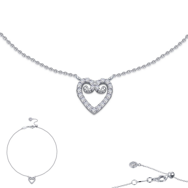 Mini Open Heart Anklet