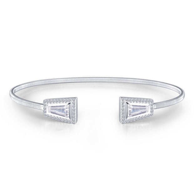 Bezel-Set Baguette Bracelet