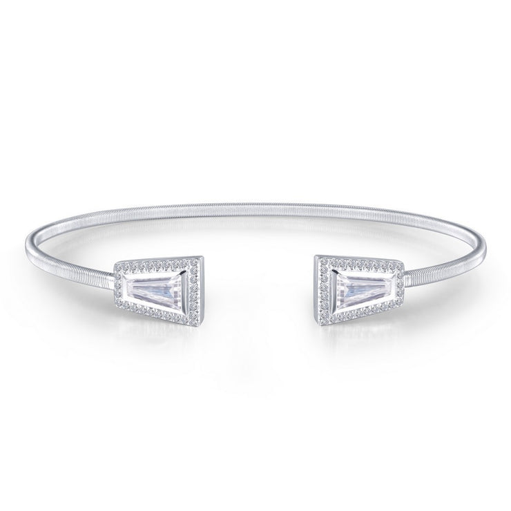 Bezel-Set Baguette Bracelet