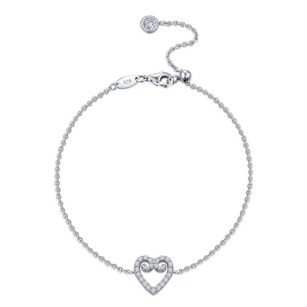 Mini Open Heart Bracelet