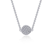Pave Cluster Necklace