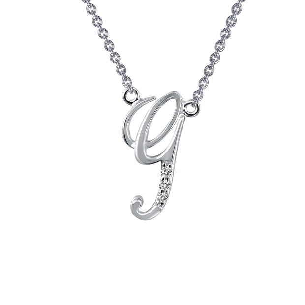 Letter G Pendant Necklace