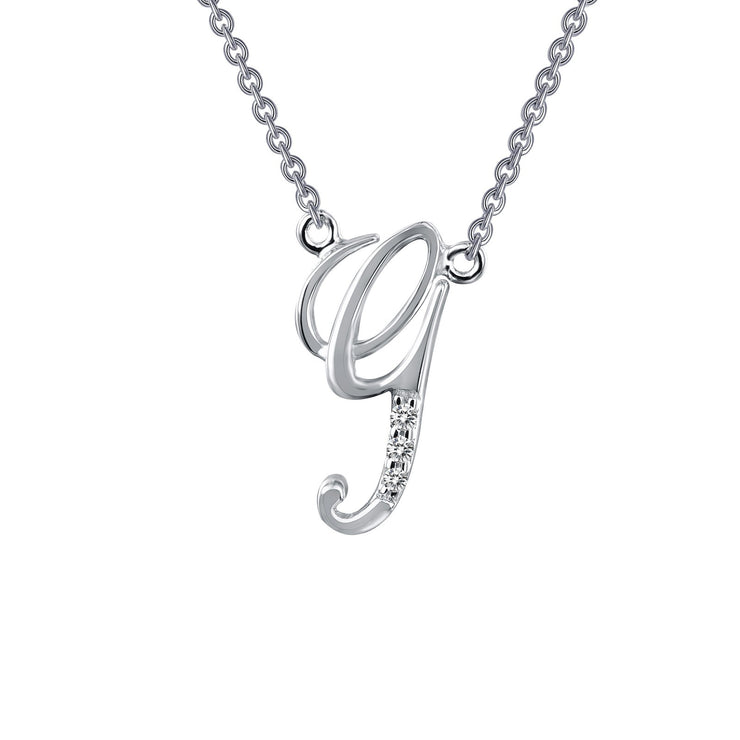 Letter G Pendant Necklace