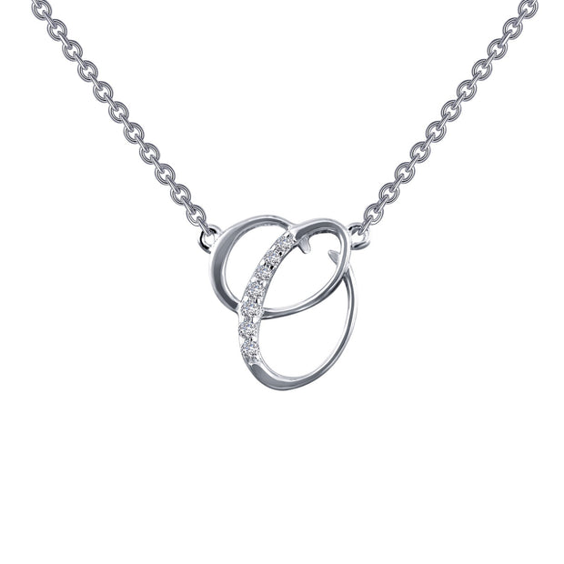 Letter O Pendant Necklace