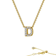 Letter D Pendant Necklace