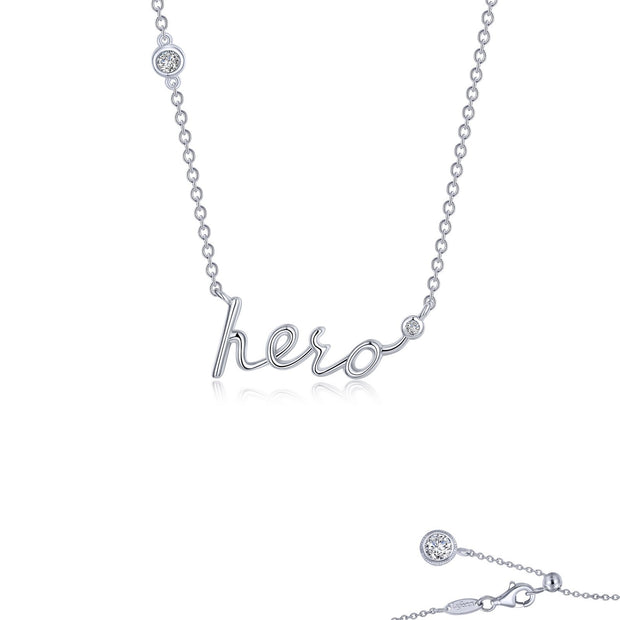 Hero Word Necklace