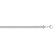 Silver 6.4mm Oval Snake Chain