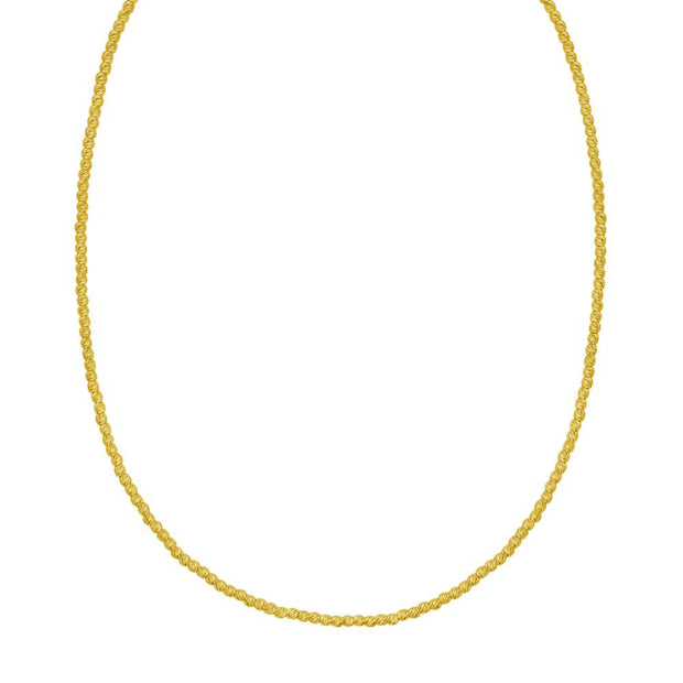 14K 2.3mm Bead Chain Bracelet