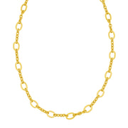 14K Five & One Oval Link Chain