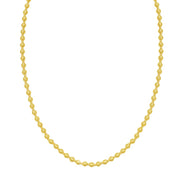14K Disco DC Bead Necklace