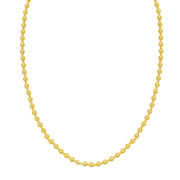 14K Disco DC Bead Necklace