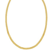 14K Petite Faceted Cuban Link Chain