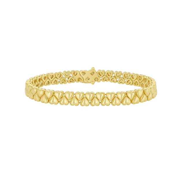 14K Sweetheart Link Bracelet