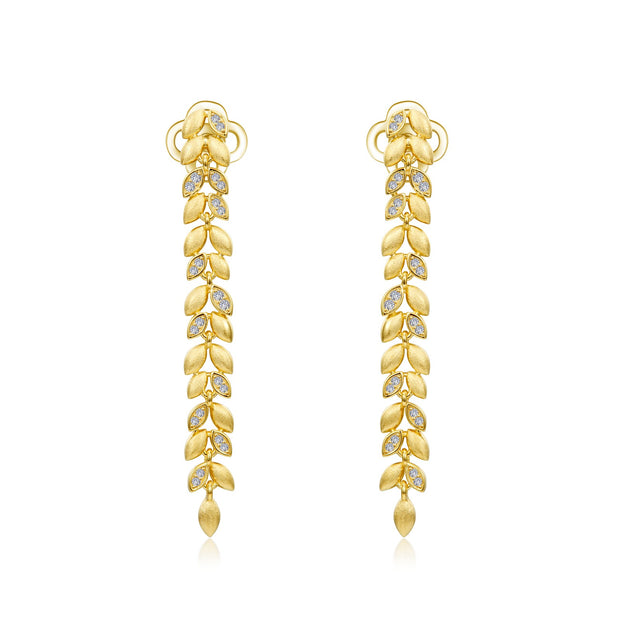 Cluster Leaves Earrings