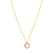 14K Trininty Chain Necklace
