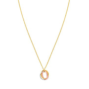14K Trininty Chain Necklace