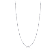 0.72 CTW Adjustable Station Necklace