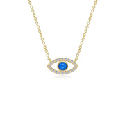 TURQUOISE EVIL EYE NECKLACE