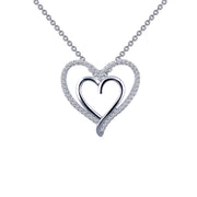 Double-Heart Pendant Necklace