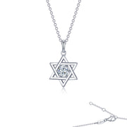 0.46 CTW Star of David Pendant Necklace