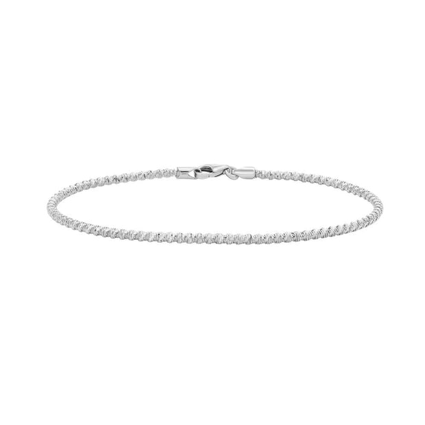 14K 2.1mm Sparkle Spring Chain