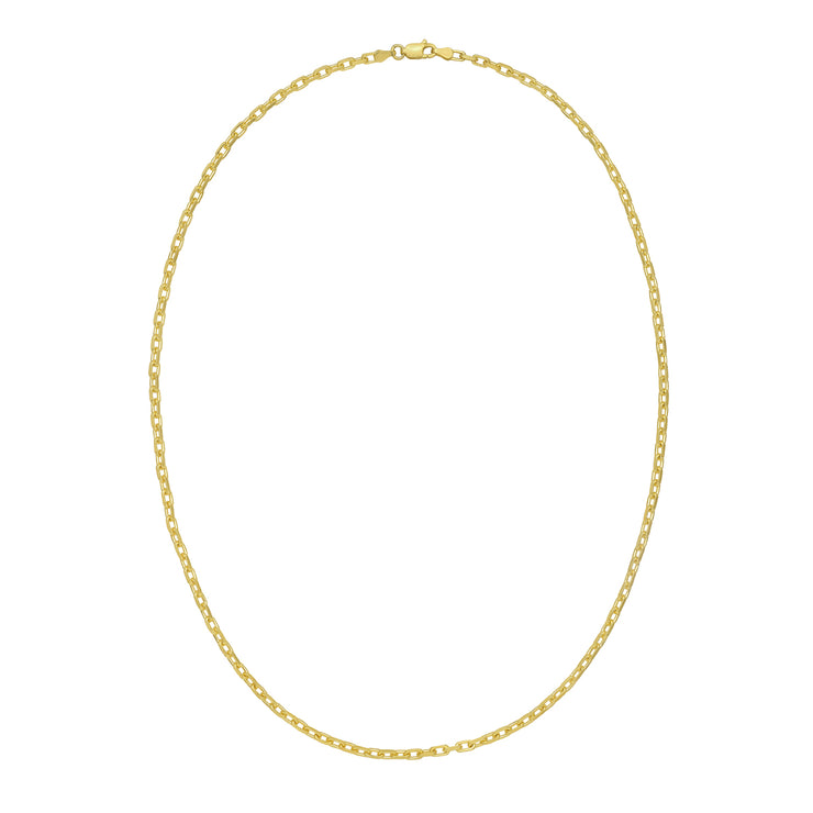 Gold Over Silver 2.8mm French Cable Chain