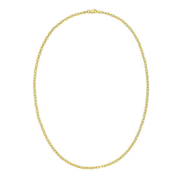 Gold Over Silver 2.8mm French Cable Chain