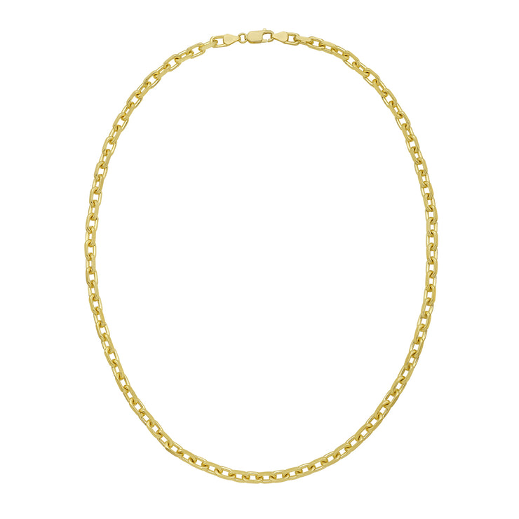 Gold Over Silver 5mm French Cable Chain