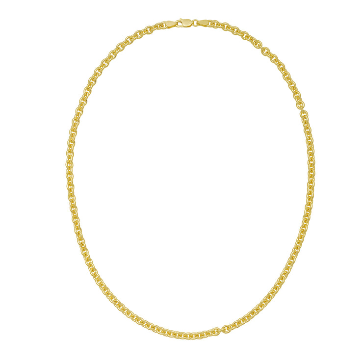 Gold Over Silver 4.7mm Rolo Chain